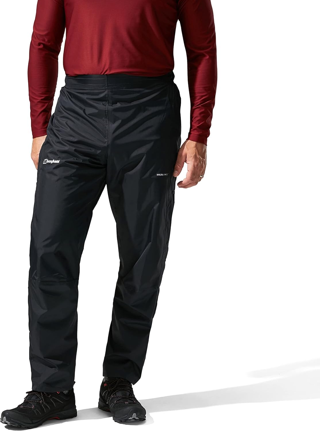 Berghaus Herren Deluge Überhose, wasserdicht und atmungsaktiv | Strapazierfähig | Bequeme Regenhose Hose