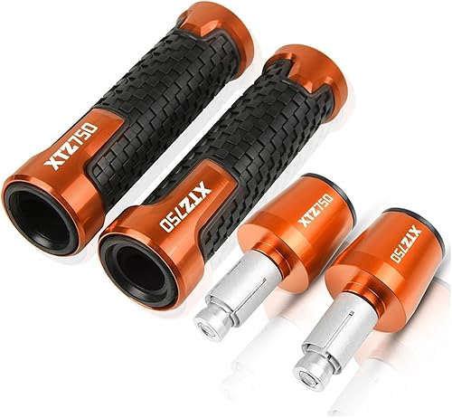 Para XTZ750 XTZ 1200 XT1200Z XT1200ZE SUPERTENERE Tapa de la manillar de la motocicleta Tapa del enchufe del extremo XTZ 750 Agarres del manillar