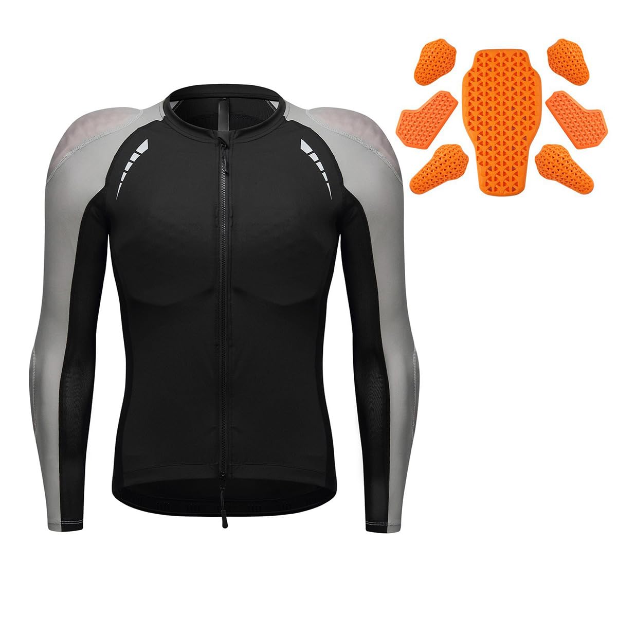 Giacca Moto Uomo CE Protezioni Mesh per Abbigliamento Motociclista | Design Leggero con Dettagli Riflettenti e Vestibilità Flessibile per Touring, Scooter, Pendolarismo e Guida Urbana
