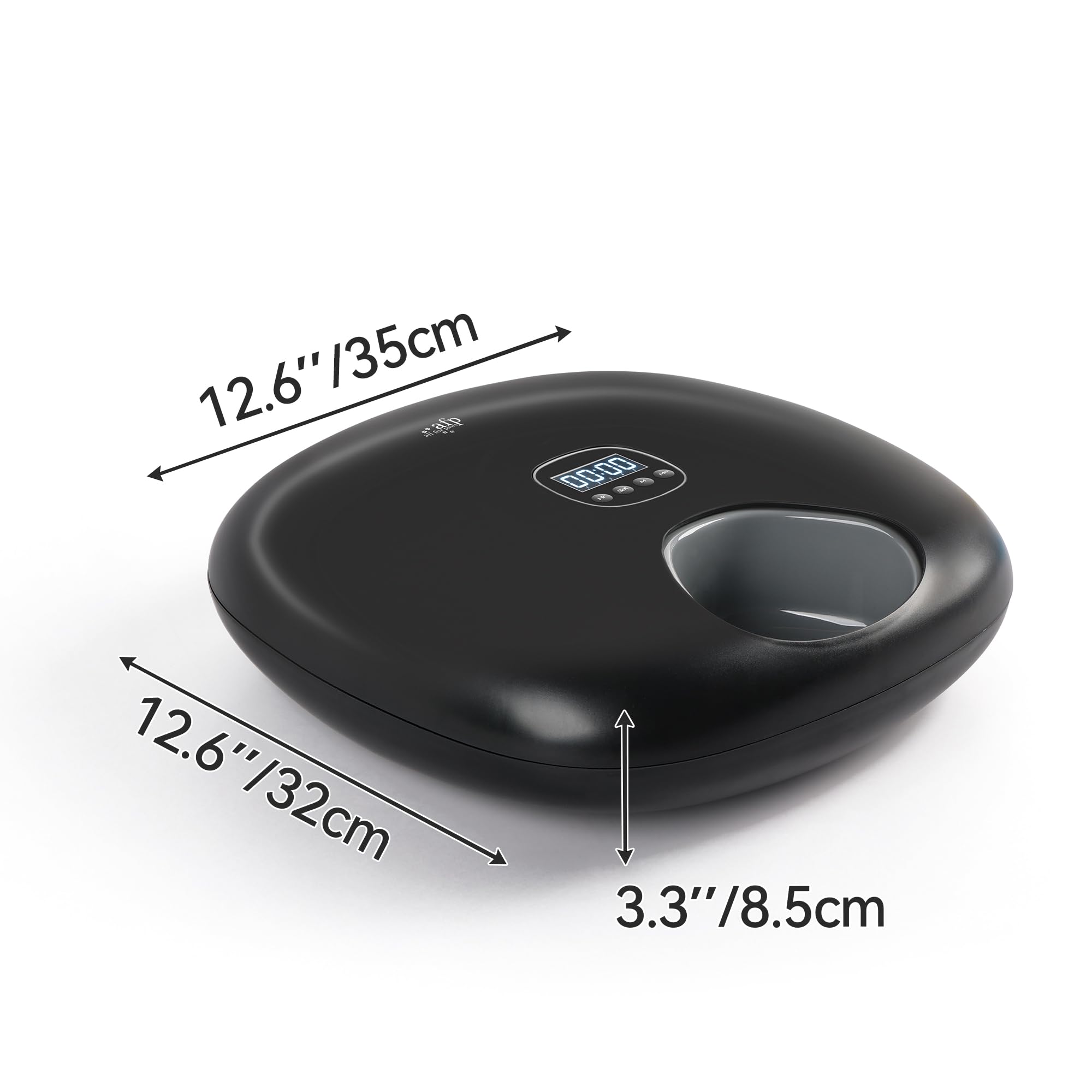 All FÜR Pfoten Automatische Katzenzufuhr für Nassfutter, 6-Mahlzeiten-Tierfutter-Spender mit 2-EIS-Packungen, Batterie-USB-Stromversorgung programmierbarer Timer für Nass- und Trockenfutter