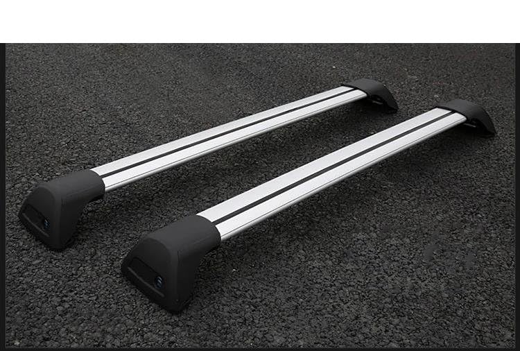 Barres de toit haut de gamme en aluminium noir avec verrou pour SUV FJ Cruiser