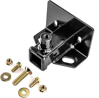 WeiSen 2" Rear Trailer Hitch Receiver Class 3 Towing Hitch Compatible with Dodge Dakota 2005-2010, Fit Mitsubishi Raider 2006-2009, Black