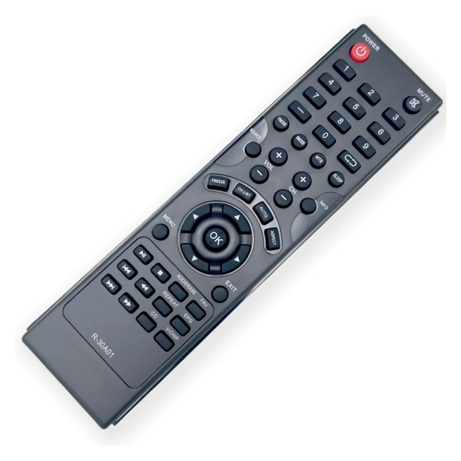 Télécommande TV R-30A01 accessoire de remplacement écran