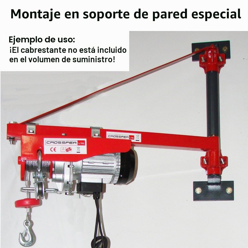CROSSFER - Soporte de pared con brazo giratorio (1000 kg)