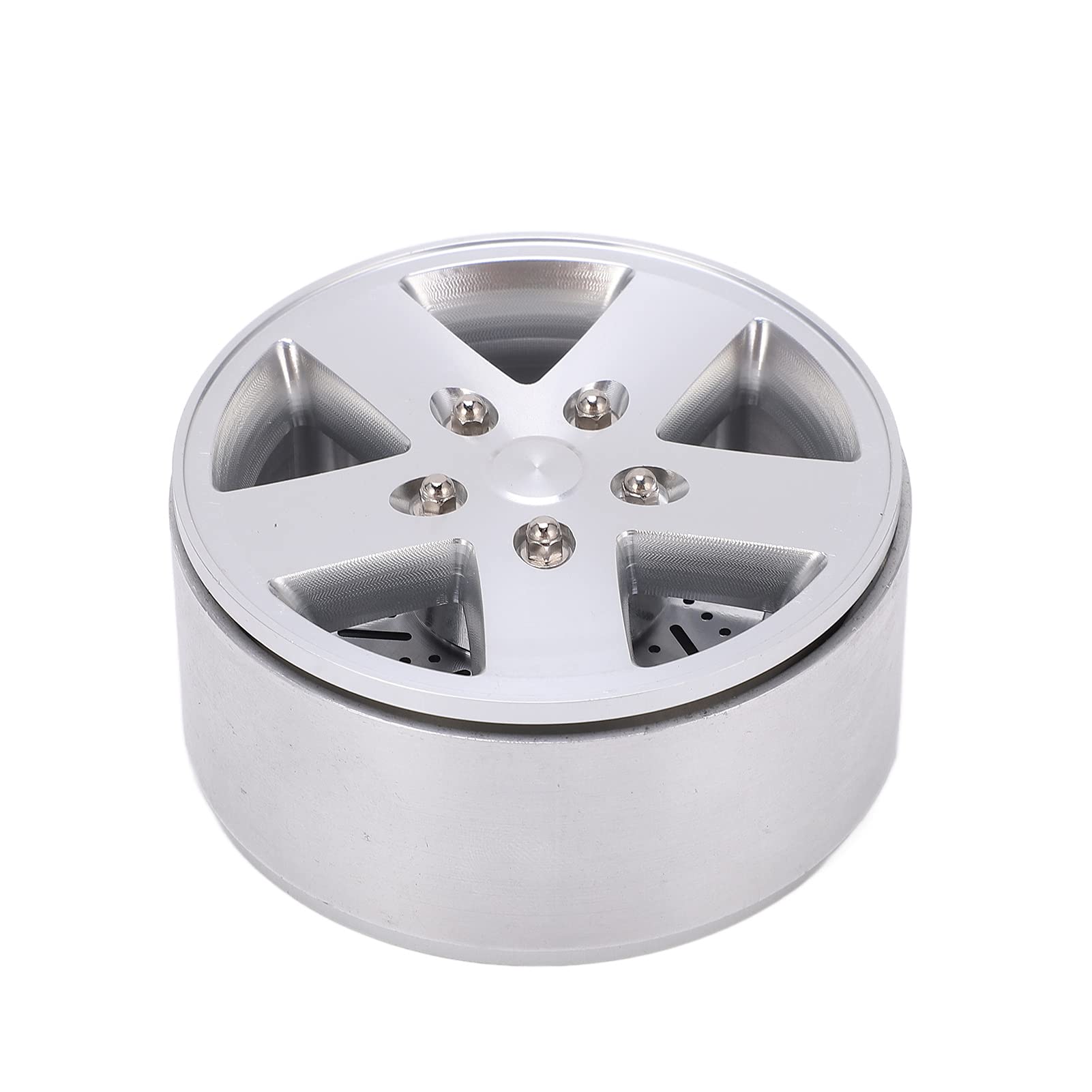 4 llantas metálicas de 2,2 pulgadas con disco de freno para coche RC Axial SCX10 90046 1/10