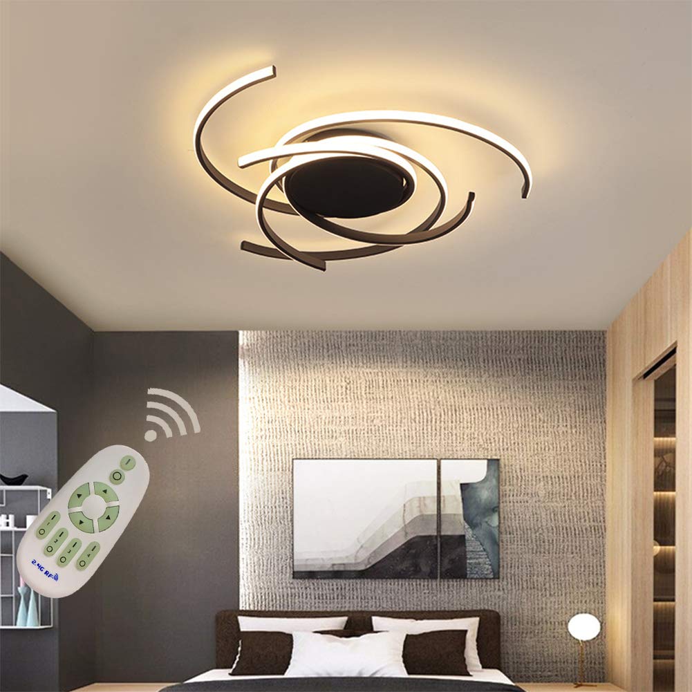 Plafonnier LED dimmable avec télécommande pour éclairage de cuisine - 7
