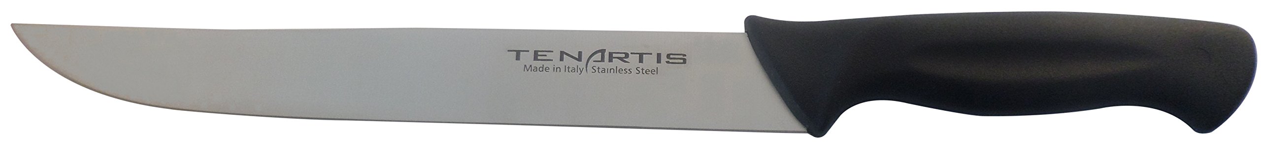 Tenartis 418 Set 2 pz per Barbecue e Arrosti: Coltello e Forchettone con Custodia in PVC - Made in Italy