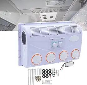 Ar-Condicionado Inverter 12v/24v Cc, Ar-Condicionado Para CaminhãO E Rv, 3800 Rpm, RotaçãO De 360°, Resfriamento RáPido E Baixo RuíDo