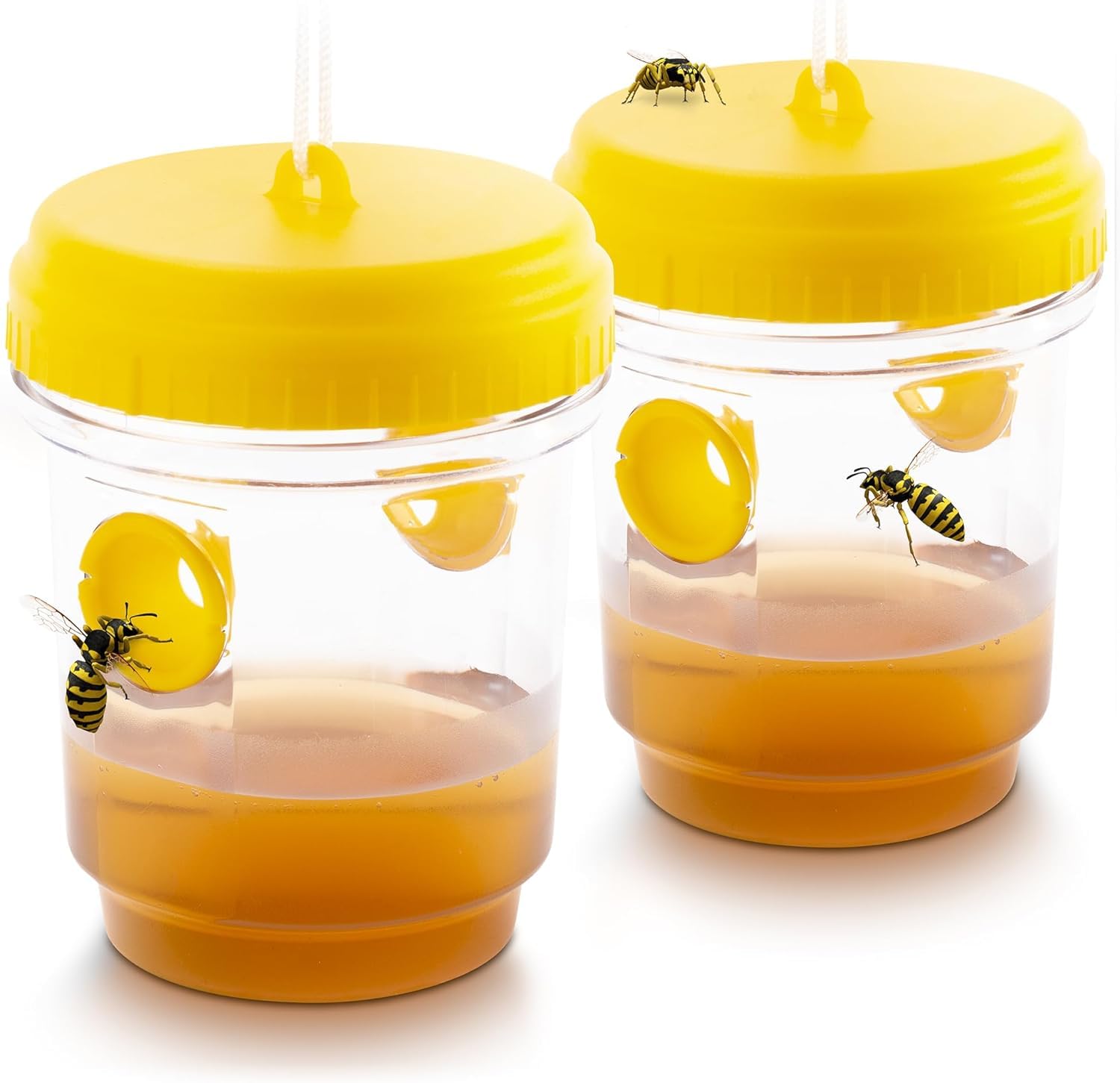 Gardigo Trap - Trampa para atrapar Moscas (2 Piezas, no es tóxico), Color Amarillo Repeler plaguicidas
