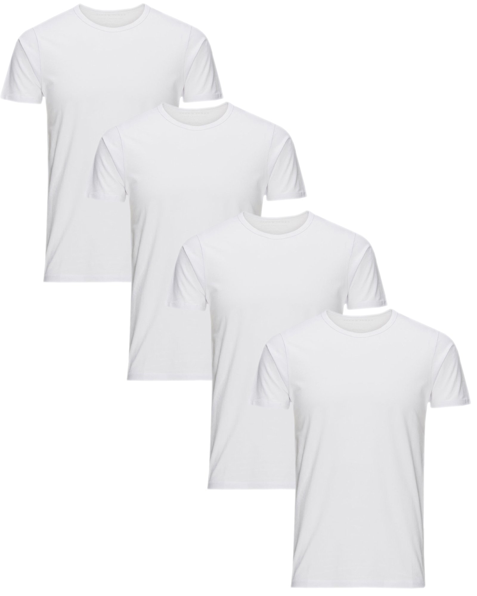 JACK & JONES Herren T-Shirt 4er Pack Basic Rundhals Tee 12058529