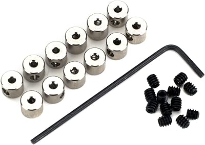 1/16 PLATED BRASS DURA COLLARS BULK