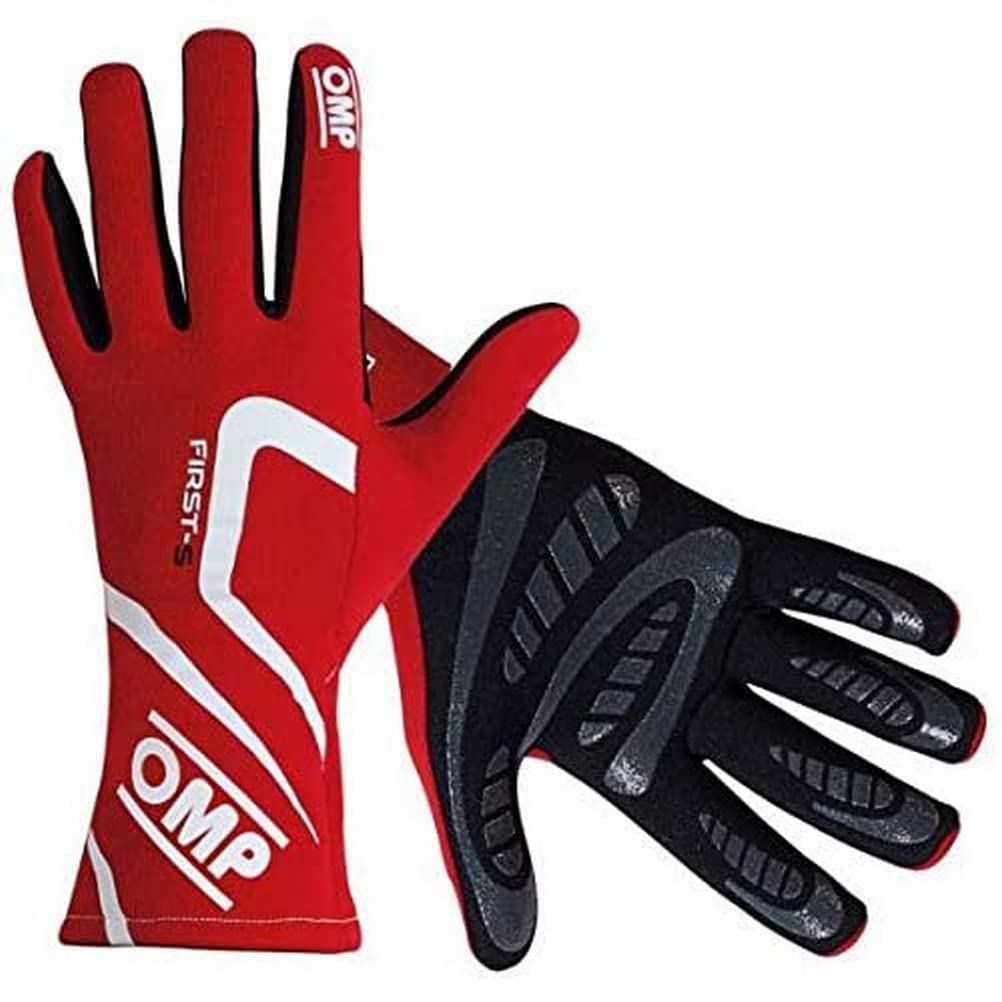 Amazon | OMP FIRST-S GLOVES レッド RED Sサイズ FIA 8856-2018 