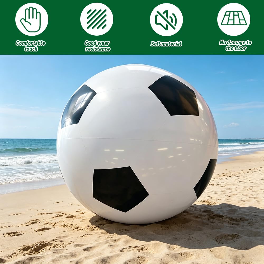Palloncino gonfiabile gigante, in gomma robusta, extra grande, per il divertimento estivo, feste in spiaggia