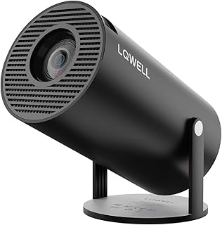LQWELL® Beamer, Mini Projektor, 4K unterstützt 5G WiFi, BT5.0 mit Android OS 11, Auto Trapezkorrektur, 220-Grad-Winkel, 150-Zoll-Display für Phone/PC/Xbox, hdmi, 2025 Upgrade
