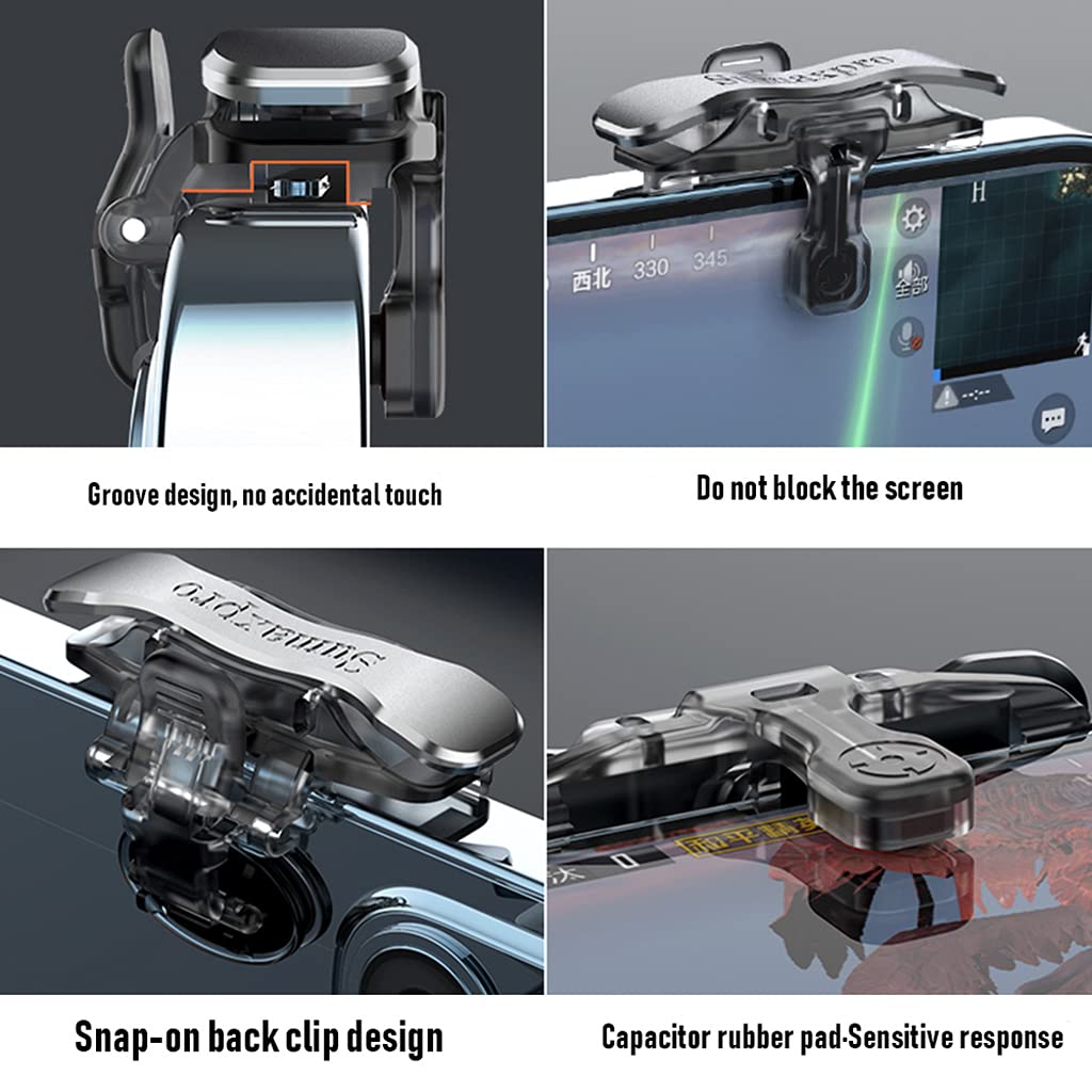 Unknows Controller Trigger, Mobile Gaming Controller Compatibile con Mobile/Fortnitee/Call Of Duty, Sensitive Aim [Video Game]