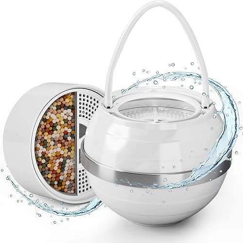 Filtro de baño para bañera, filtro de agua para tina para piel y cabello más suaves, filtro de agua de baño de filtración de grado hotelero de 8