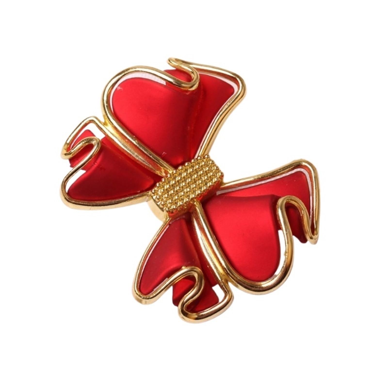 Christmas Bow Tie Napkin Rings Set of 6, Holiday Metal Red Napkins Holder Buckles for Winter Festive, Banquet, Party for Wedding Banquet Dinner