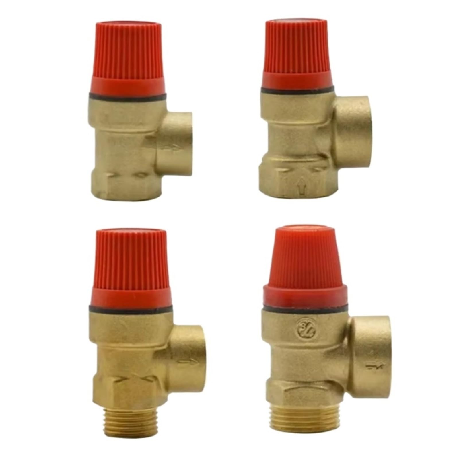 Soupape de sécurité en laiton pour rénovation chauffage maison 6 bar 3/4