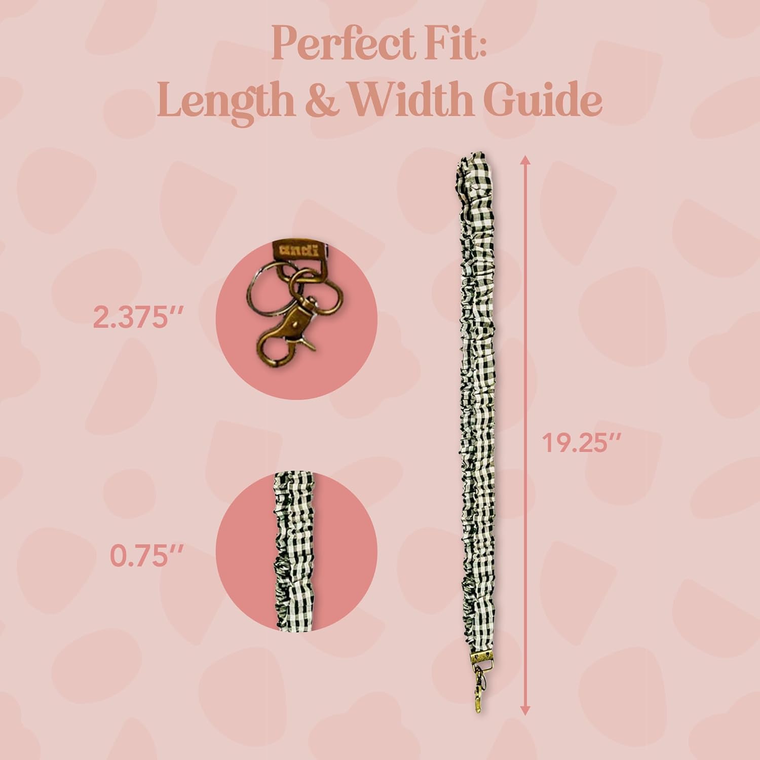 ANDI Neck Lanyard For Women - Scrunchie Cute Lanyard for Keys, Id Card Holder, Wallet - Aesthetic Long Lanyard - Image 4