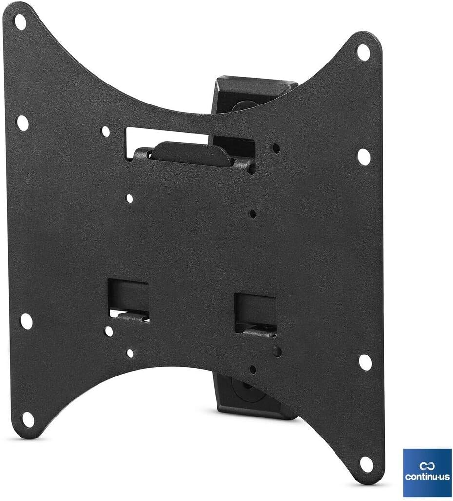 TV Wall Mount for TVs up to 50" - Continu.us CTM-0200 Low Profile Television Tilt + Swivel Wall Bracket for Small TVs | Sits Flush to The Wall: Max Load 55lbs.