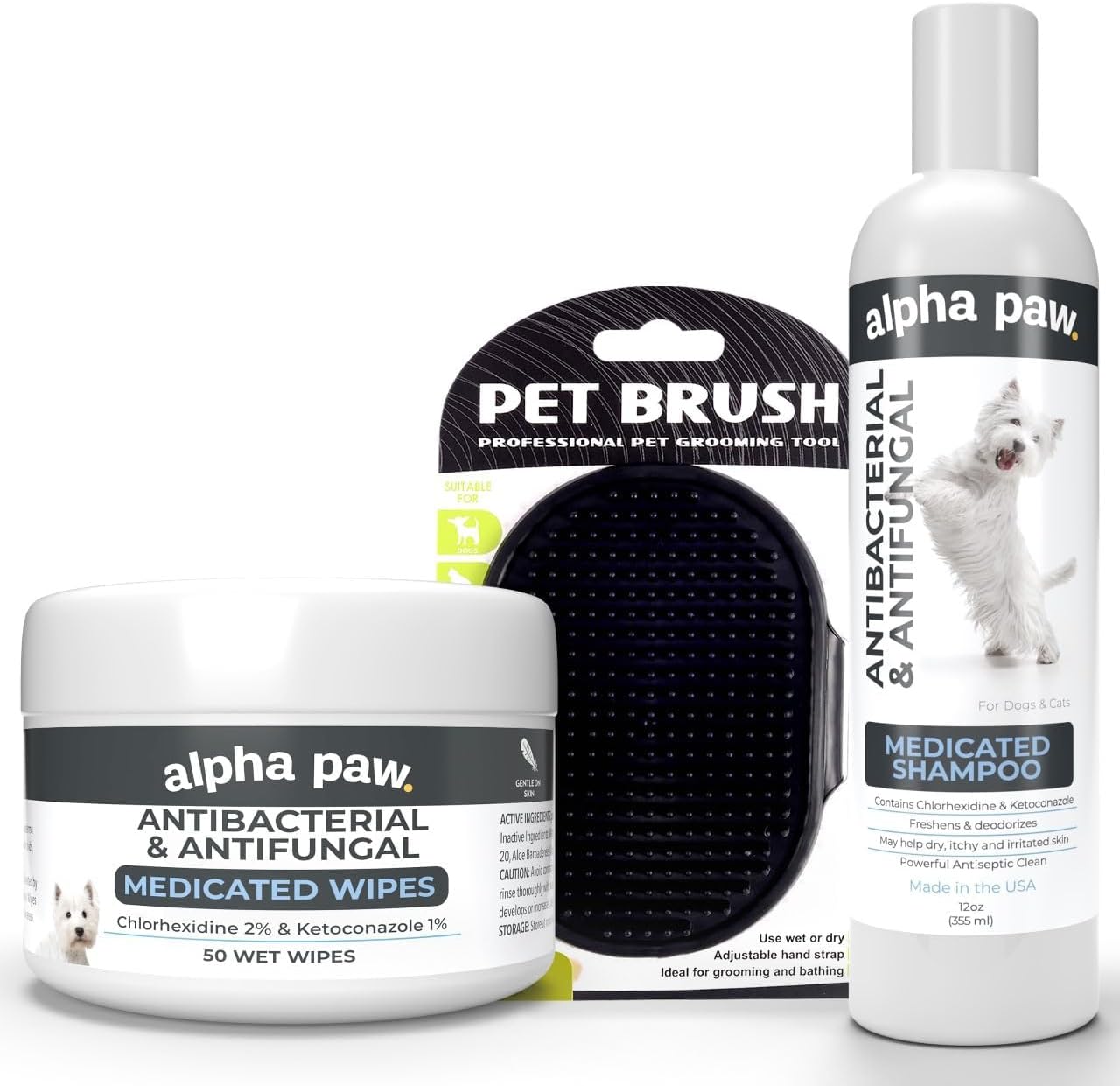 Smiling Paws Pets Medicated Grooming Kit Including:...
