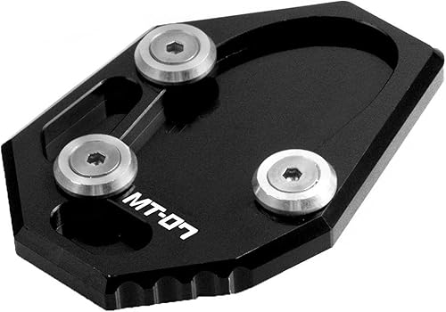 Motorcycle Kickstand Extension Pad for Yam&amp;aha MT07 MT-07 FZ-07 FZ07 2014 2015 2016 Motorcycle Stands Kickstand Foot Side Kick Stand Extension Pad