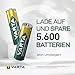 VARTA Batterien AA, wiederaufladbar, 16 Stück, Akku, Power on Demand, 2100 mAh Ni-MH, vorgeladen, sofort einsatzbereit [Exklusiv bei Amazon]
