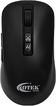 OTEK BM09 Smart AI Mouse Voice & Text Translation, Voice Recognition & Typing, OCR Screenshot, 100 Languages, AI PPT Creation, AI Excel, Adjustable DPI, Windows & MacOS, Multi-Connectivity (Black)