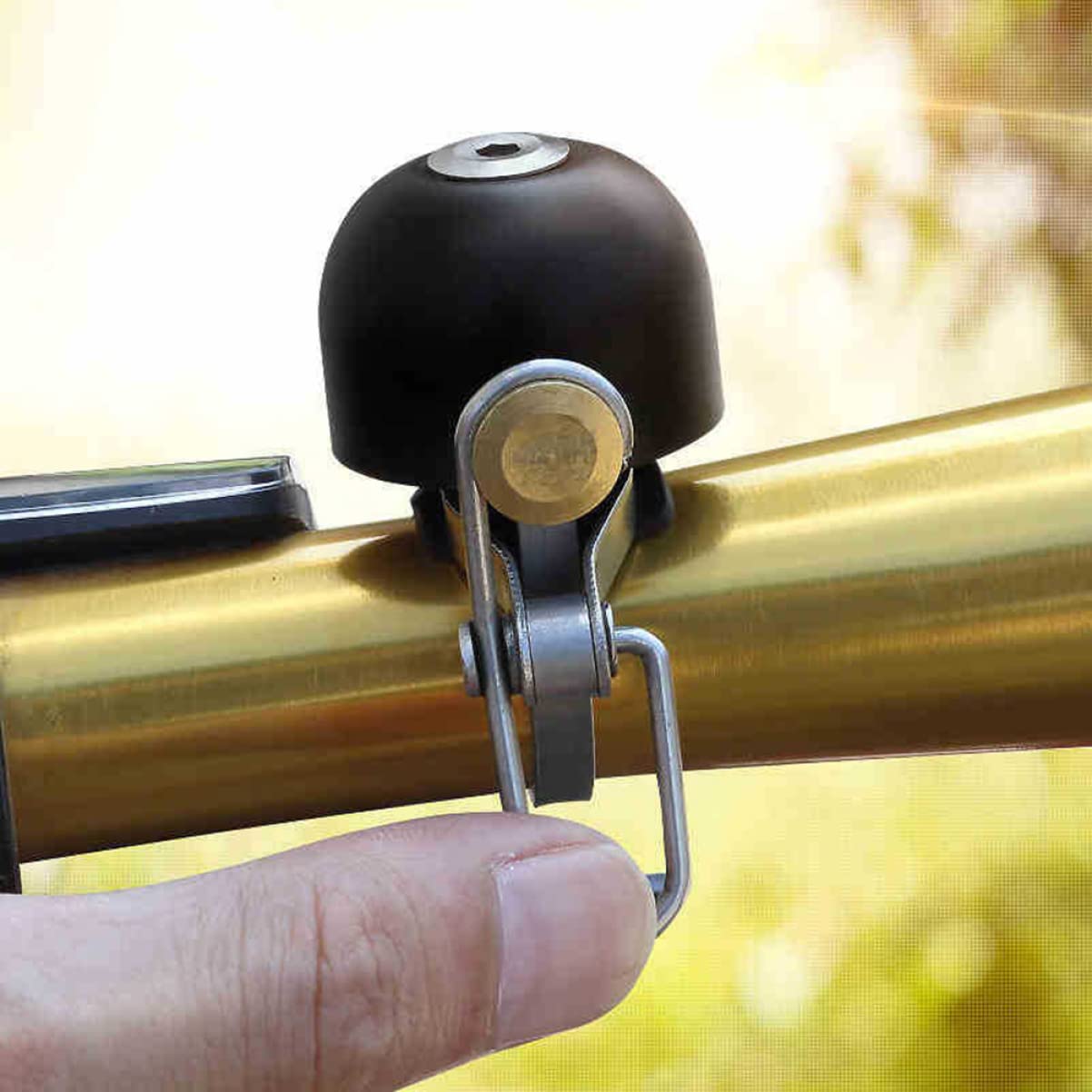 INOOMP 3stücke Antiker Fahrradglocke Schwarz Lautes Klingeln Für Einfache Installation Geeignet Für Mountainbikes Rennräder Und Klappräder Hochwertige Fahrrad-Accessoires