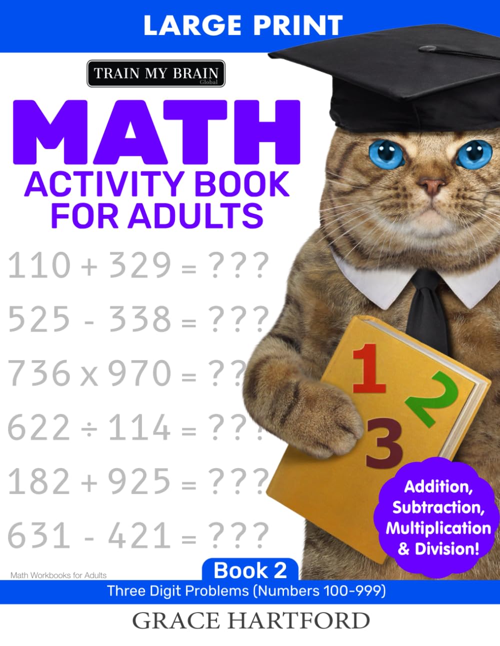 Math Activity Books for Adults: Math Problems for Adults (Math Workbooks for Adults)