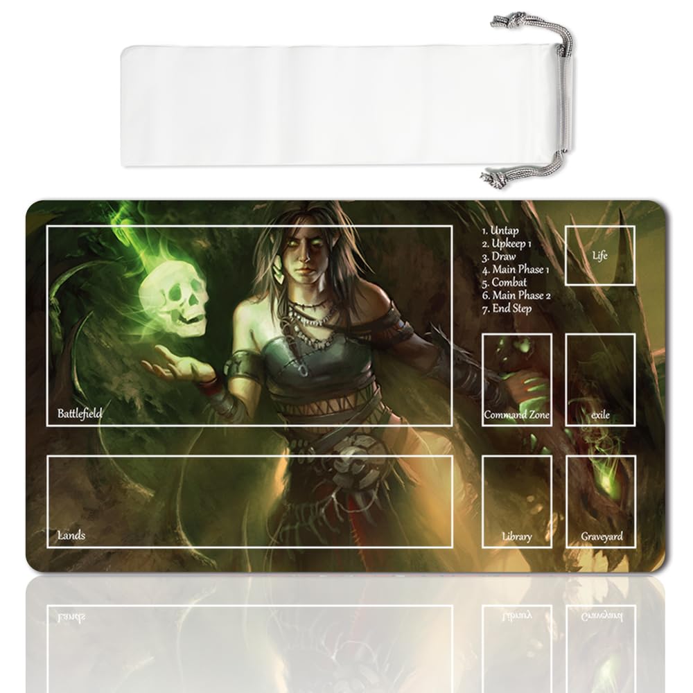 Amazon.com: Board Game MTG Playmat Games Size 60X35 cm CCG Compatible for  TCG RPG CCG Play mats (MEREN of Clan NEL TOTH-Zone) : Toys & Games