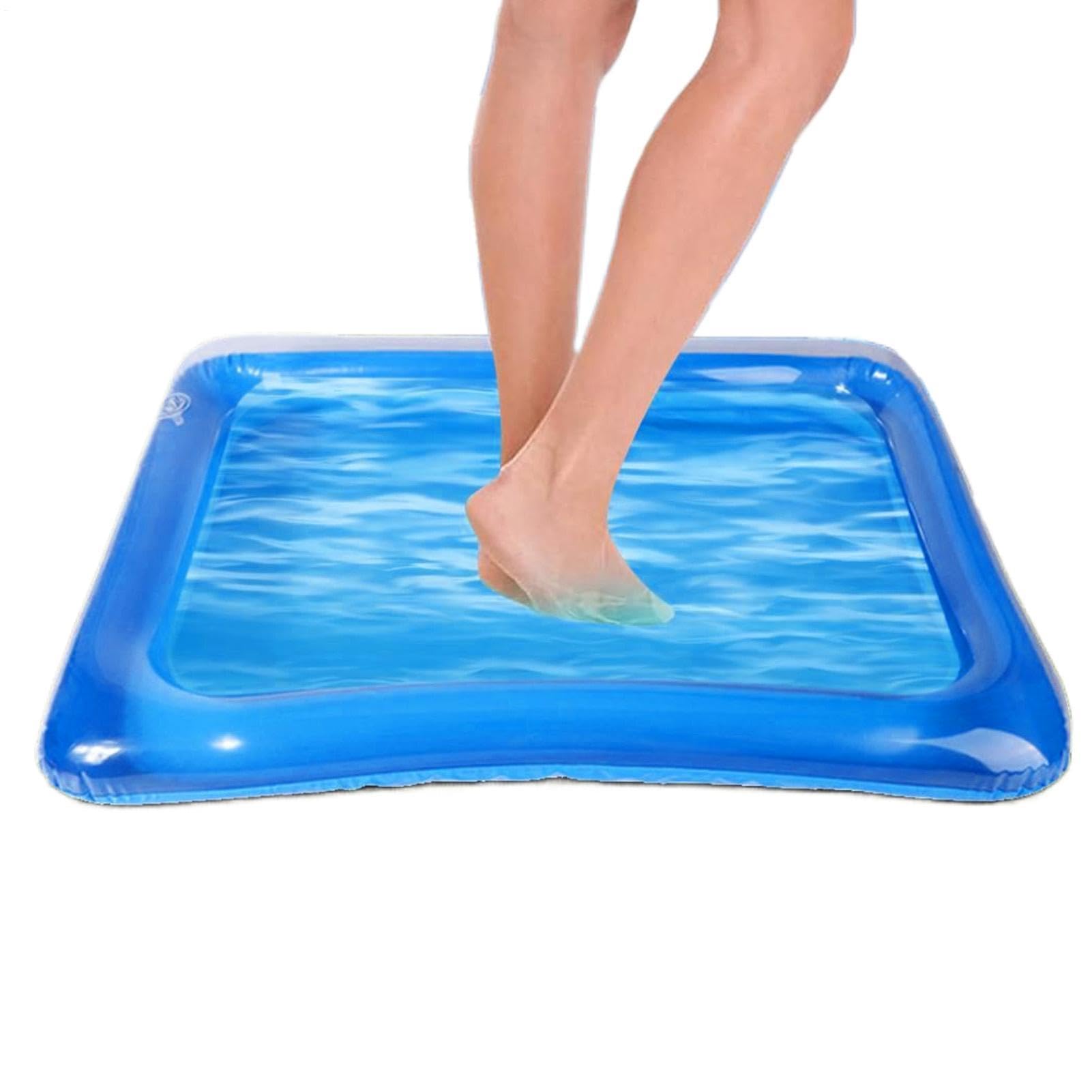 Bacinella pediluvio a piscina - Lavapiedi Gonfiabile - Vasca Lavapiedi Da Piscina - Per Bambini, Adulti, Viaggi, Spiaggia, Campeggio, Vacanza, Cortile, Patio, Hotel, Casa, Cabina, Acquatico