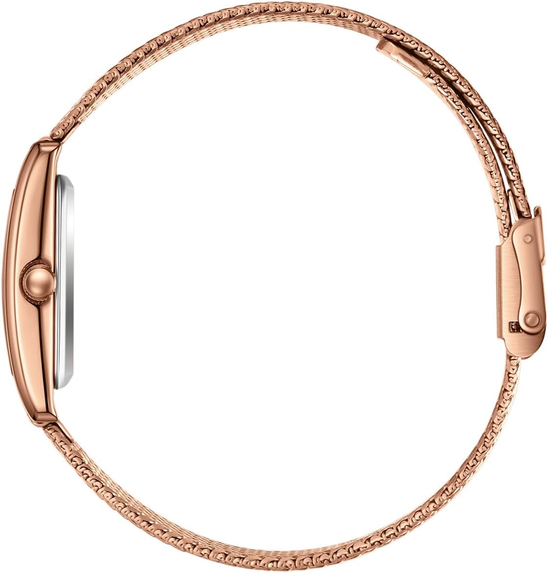 GeYa Dainty Silver Watch for Women Ladies Fashion Wristwatch for Small Wrist,Square Shape Stainless Steel Bracelet,Japanese Quartz Movement,Water Resistant,Gift for Her - Image 5