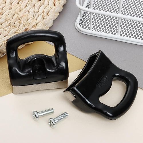 Miniatura 5 de HomeSoGood 4 manijas universales para ollas con tornillos de un solo agujero, olla a presión para los oídos, mango lateral corto, repuesto para olla