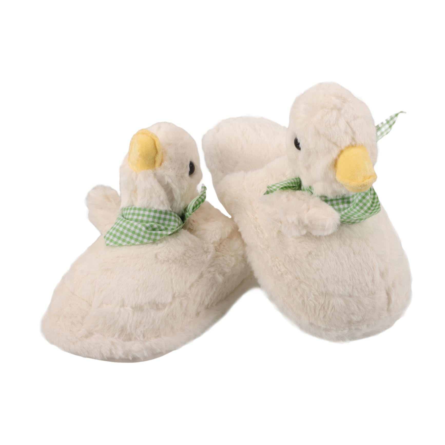 Zapatillas De Pato De Dibujos Animados Pantuflas Con Forma De Pato Zapatillas Antideslizantes Zapatilla De Felpa De Dibujos Animados Zapatilla Peluda Caucho