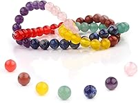 Vista 30 de Cuentas de piedra natural de 6 mm de lava negra pulidas y redondas, cuentas lisas de piedra preciosa para hacer joyas 15 pulgadas (lava negra, 6 mm)