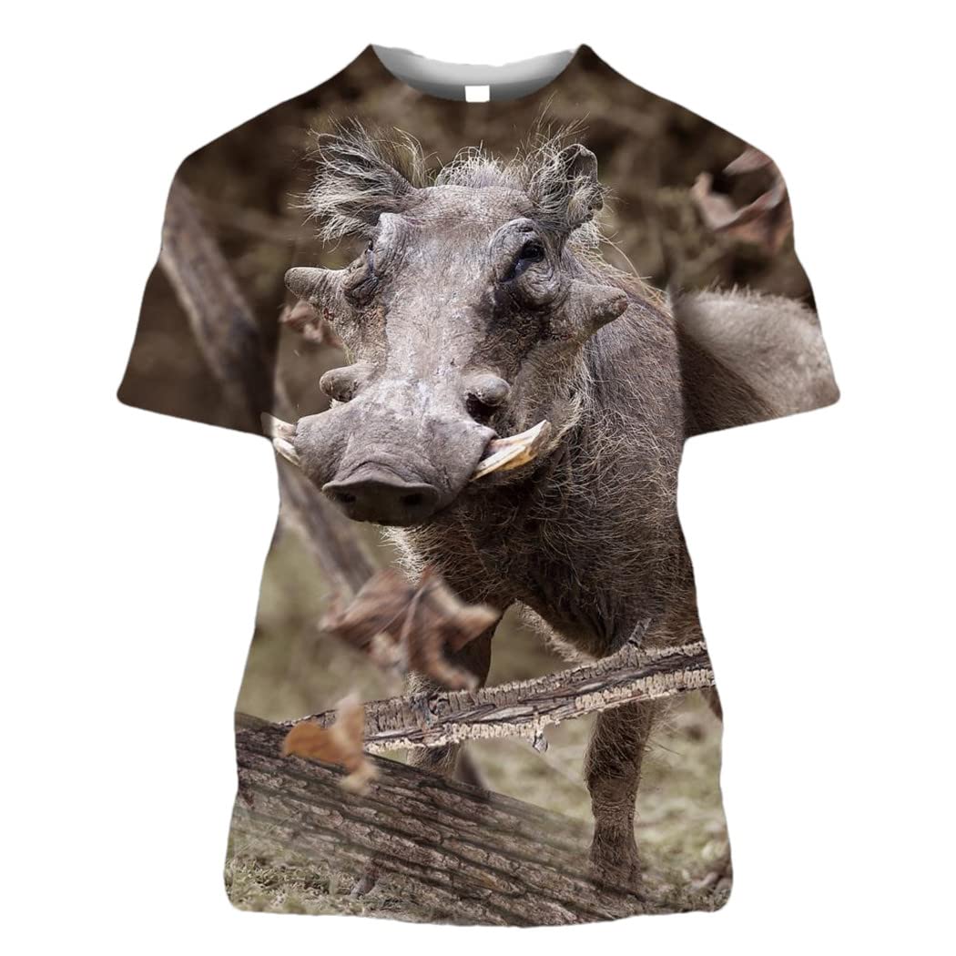 T-shirt camouflage 3D anti-frottement coupe unisexe été Ha-51308 S