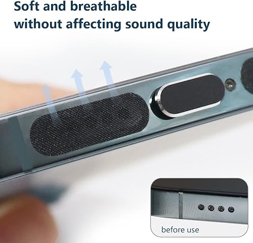 Miniatura 6 de Enchufe antipolvo USB C, tapa protectora antipolvo tipo C con cubierta de altavoz de teléfono compatible con iPhone 15 Series, Samsung Galaxy