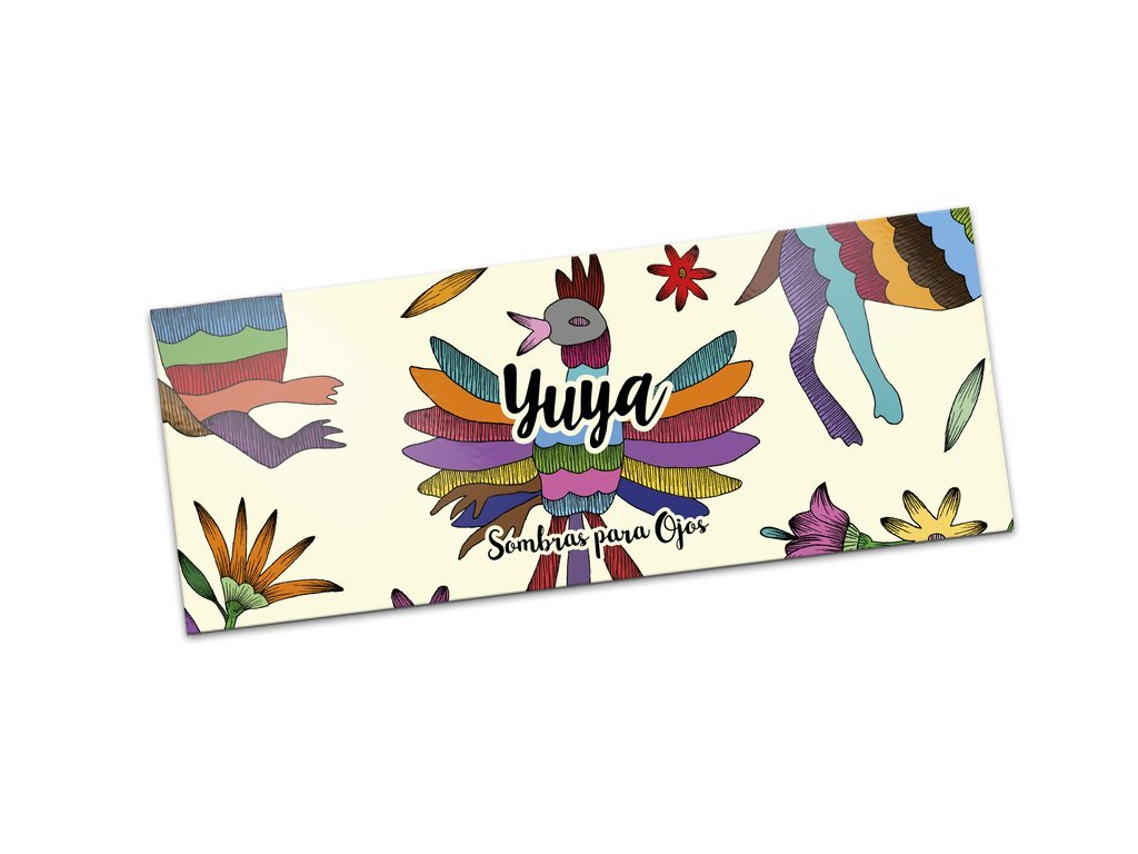 YuYa - Cruelty-Free Eyeshadow Palette - Chiquita: 12 warm tones for stunning eye looks. Includes double brush and long-lasting pigmentation