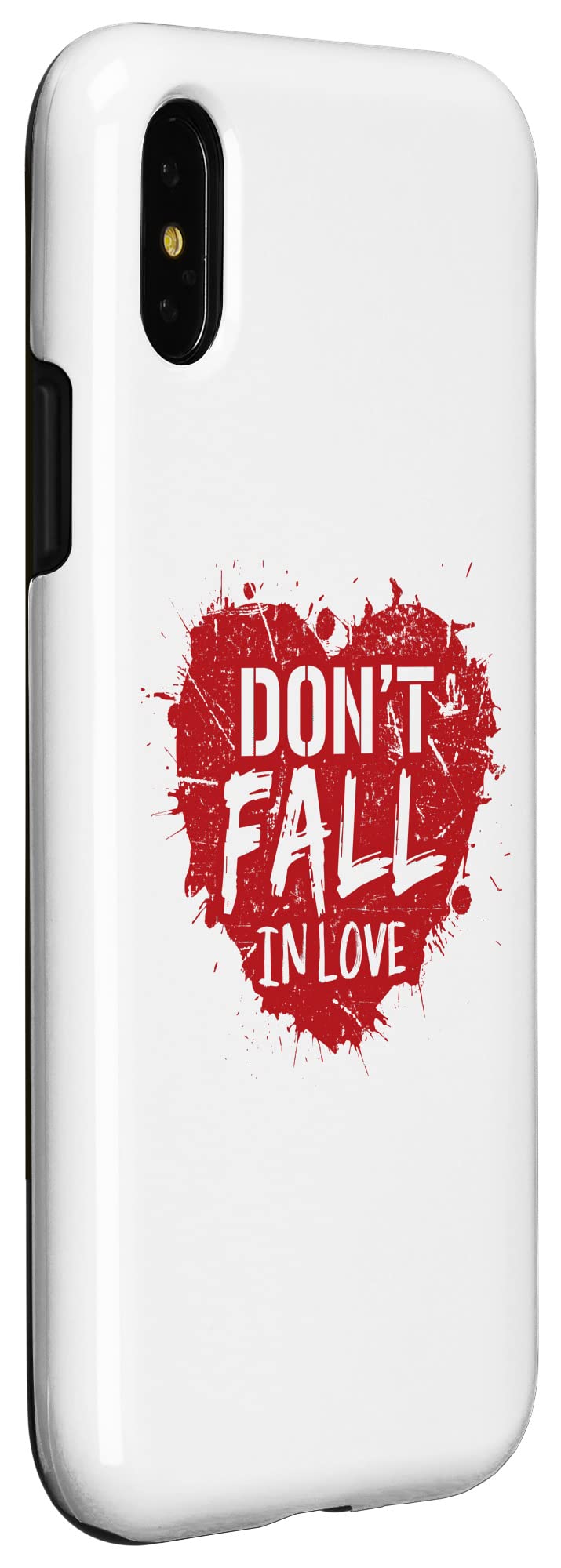 iPhone X/XS Don't Fall In Love - Motivational messages Case - Image 3