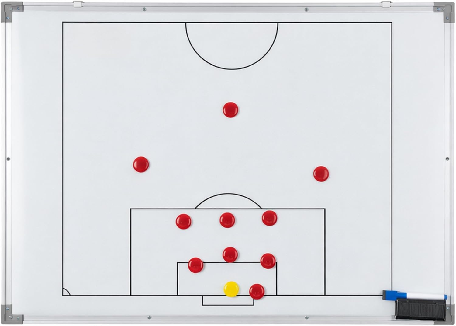 Precision Training Double-Sided Football Soccer Wall Tactics Board Large