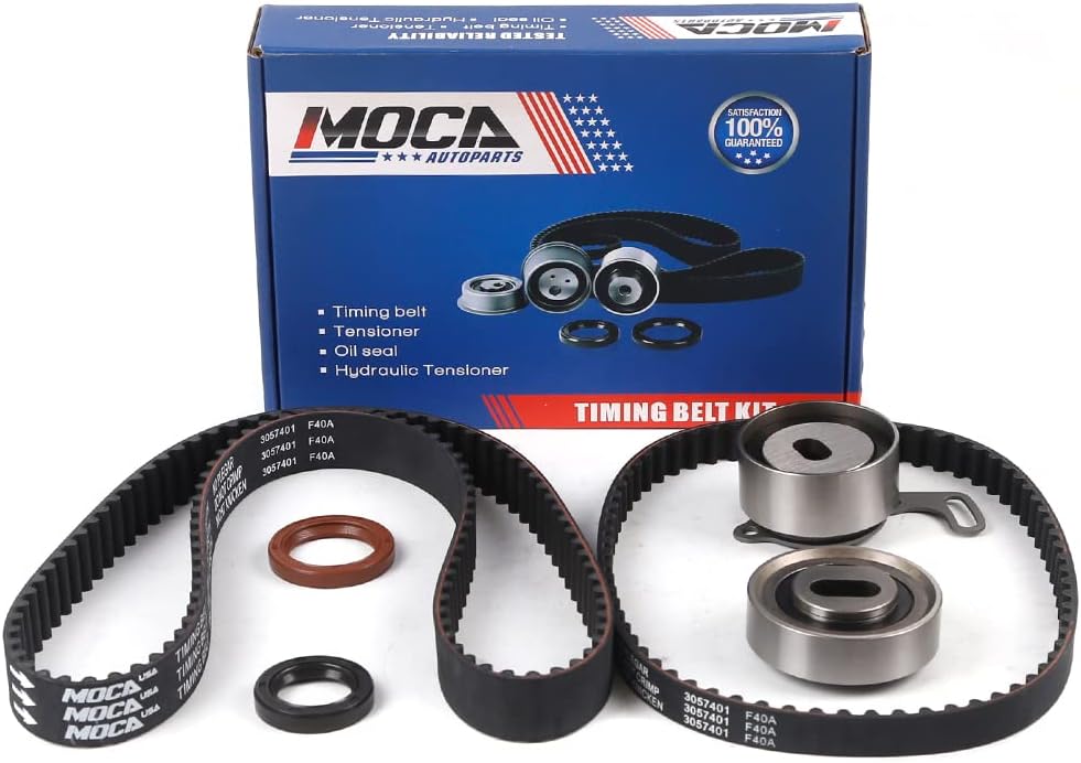 MOCA Timing Belt Kit for 1994-2002 Honda Accord & 1997-1999 Acura CL & 98 99 Isuzu Oasis 2.2L 2.3L F23A F22B1 Engine
