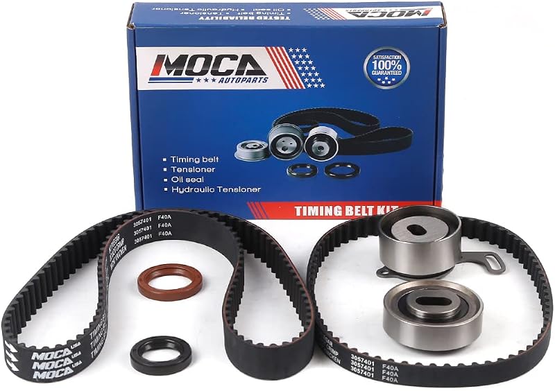 Kit de correia dentada MOCA AUTOPARTS para Honda Accord, Acura CL e Isuzu Oasis 2.2L e 2.3L – Conjunto