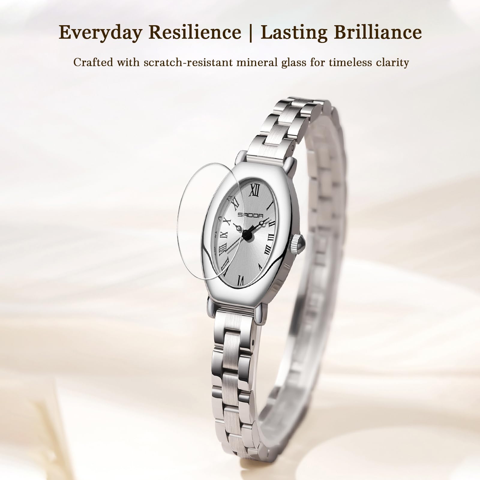 findtime Reloj de pulsera para mujer, dorado y plateado, pequeño, delicado, dorado, para mujer