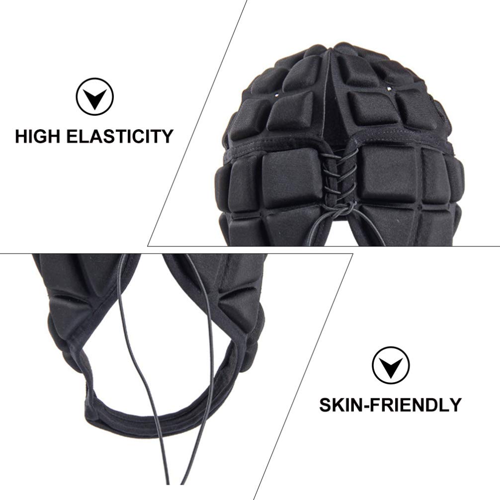 BESPORTBLE Rugby Helm Kopfschutz Kopfbedeckung für Fußball Scrum Cap Kopfschutz Weicher Schutzhelm für Erwachsene