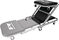 Vista 8 de Performance Tool W85018 Asiento Rodante Plegable Enredadera de 40 Pulgadas, Silla de Garaje Ajustable Todo en Uno, Para Acostarse o Sentarse