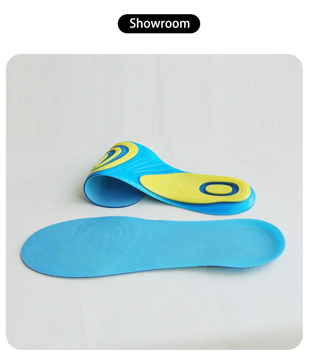 Silicone Gel Orthotic Insoles for Shoes Unisex Shock Absorption Shoe Inserts Pad Care for Heel Foot Plantar Fasciitis (Size : 275mm) (275mm)