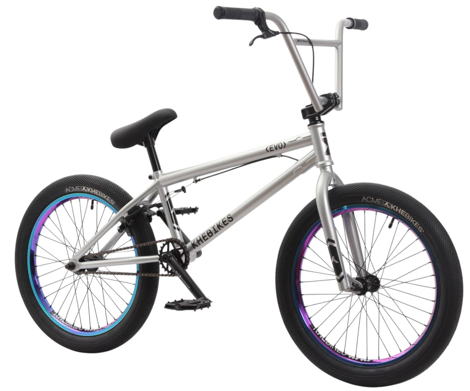 KHEbikes KHE EVO 20 pouces BMX – 10,6 kg – Cadre CrMo 4130 – 20,6 pouces TT – Rotor Affix – Manivelle CrMo 3 pièces – Pneus 2,40 pouces – 2025