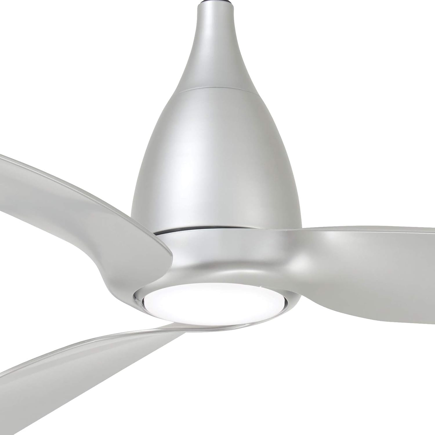 Amazing 🔥 Minka-Aire F831L-SL Tear 60 Inch Ceiling Fan with Integrated LED Light and DC Motor in Silver Finish Best Deal 🛒 Minka-Aire F831L-SL Tear 60 Inch Ceiling Fan with Integrated LED Light and DC Motor in Silver Finish