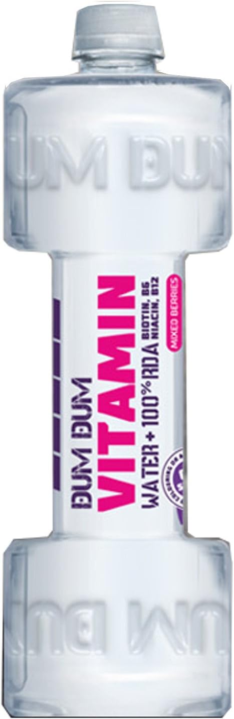 Dum Dum Vitamin Water +100% RDA -Mixed Berries Flavoured Water (12x)